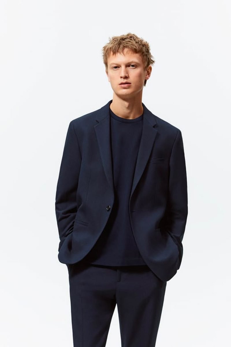 Linen blend cropped waistcoat