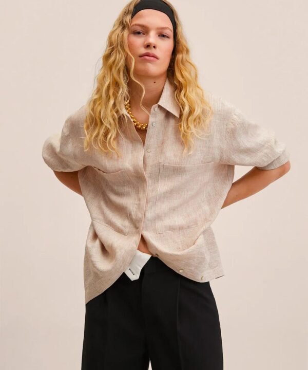Linen oversize shirt
